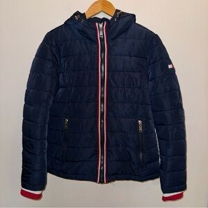 Tommy Hilfiger Navy Puffer Jacket Women’s Size Medium